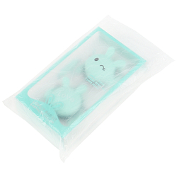 Наушники "Зайки" накладные проводные с микрофоном мятные