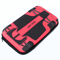 Пенал "3D CARS" 23,5*14*6см (красный)