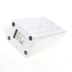 Подставка-ограничитель для книг (2шт в комплекте) металлическая белая