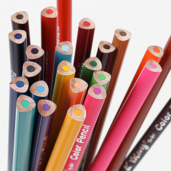 Карандаши 24цв трёхгранный корпус "Космические животные"