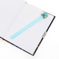 Блокнот 13,5*18 см 50л с замком "Speed Racing" с ручкой