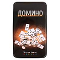 Настольная игра "Домино" металлическая коробка