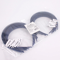 Ободок пластиковый для волос с гребнем