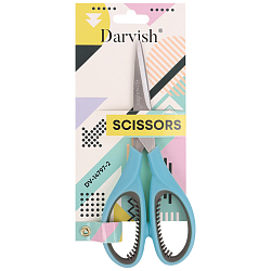 Ножницы 17,5 см канцелярские  с европодвесом