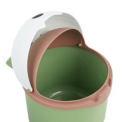 Ёмкость для мусора настольная зеленая