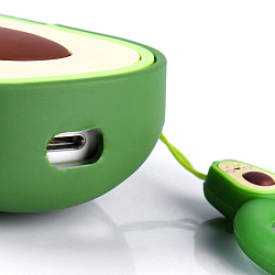 Чехол для наушников б/п "Авокадо" силиконовый