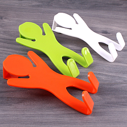 Крючок декоративный навесной на дверь "Человечек" цвет ассорти