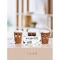 Книга для записей А6 (110*145) 80л Coffee news обложка глянцевая ламинация