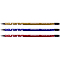 Карандаш ч/г с ластиком "Darvish" из черного дерева корпус цветной с рисунком ассорти НВ