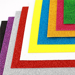 Набор пластичной замши с блёстками А4 10цв 10л