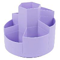 Органайзер настольный пластиковый 7 отделений сиреневый