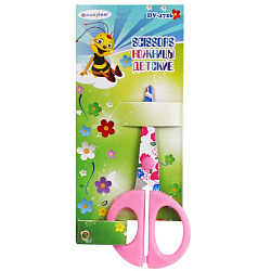 Ножницы 13см детские закругленные цветные лезвия