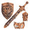 Игровой набор "Warrior" 4 предмета