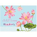 Альбом  для рисования 16л. обложка офсет "Нежный цветок" на скрепке