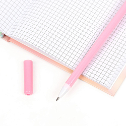 Блокнот 13,5*18 см 50л с замком "Котик с бантиком" с ручкой