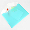 Папка-конверт на кнопке А4 Ice голубая с дополнительным карманом
