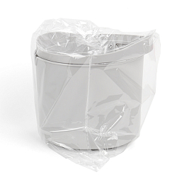 Ёмкость для мусора настольная светло-серая