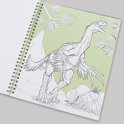 Раскраска на спирали "Динозавры"