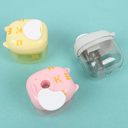 Точилка с контейнером Котик