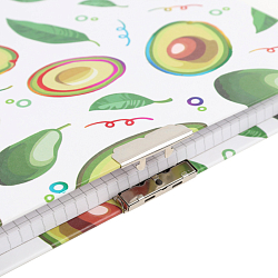 Блокнот 13*18см  подарочный с замочком "AVOCADO" +  ручка гелевая