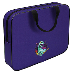 Папка детская с ручками ткань "Тираннозавр"