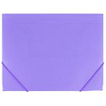 Папка на резинке А4  Ice фиолетовая