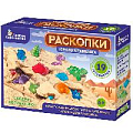 Раскопки "Юного археолога" 19 артефактов (4динозаврика, 15ракушек)