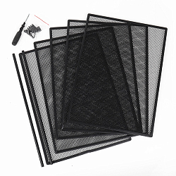 Лоток металлический 5 секций цвет чёрный