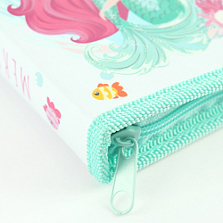 Пенал 1отдел. 190*115мм Русалочка
