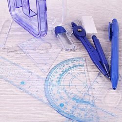 Готовальня  8предм. "Darvish" циркуль+карандаш механ.+грифели+линейка+2треугольника+транспортир