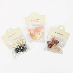 Заколка-краб для волос 4 шт в наборе