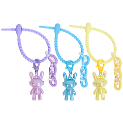 Брелок "Кролик" на силиконовой стяжке