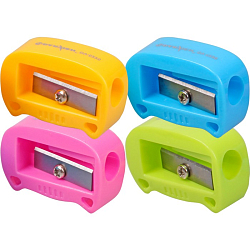 Точилка пласт. "Darvish" ассорти  в пластиковой банке