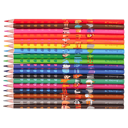 Карандаши 18цв трёхгранный корпус