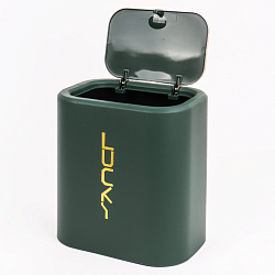 Ёмкость для мусора настольная темн.зелёная