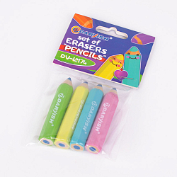 Набор ластиков "Карандаши" 4шт/уп