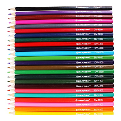 Карандаши 24цв "Darvish" "Достопримечательности городов" , "Совята" корпус шестигранный (набор)