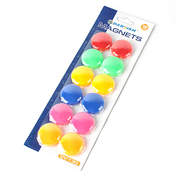 Магниты для доски d=3cм цветные 12шт/уп