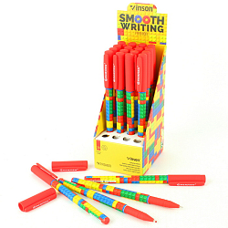 Ручка шар. синяя с чернилами на масляной основе корпус "Лего" "soft"