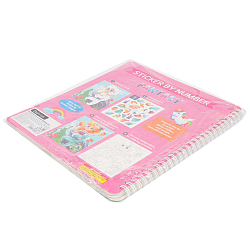 Раскраска с наклейками на гребне