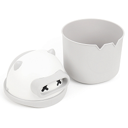 Ёмкость для мусора настольная светло-серая