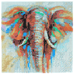 Алмазная живопись  30*30см Слон