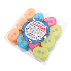 Точилка пласт. 2 отделения с контейнером