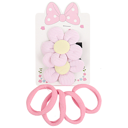 Аксессуары для волос в наборе (2 заколки-зажима+ 4резинки)