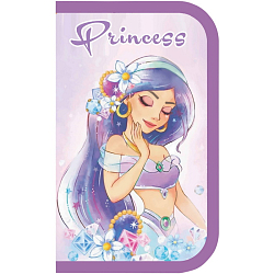 Пенал 1отдел.  190*115мм  Восточная принцесса с откидной планкой