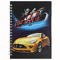 Блокнот 13*18 см 48л на спирали "Turbo Racing"