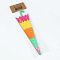 Линейка  12см деревянная "Зонтик" ассорти