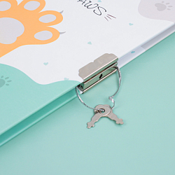 Блокнот A5  50л "Милые лапки" с ручкой гелевой синей