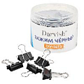 Зажим 19мм "Darvish" черный (40)