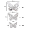 Праздничное украшение "Бабочки" в наборе 12шт